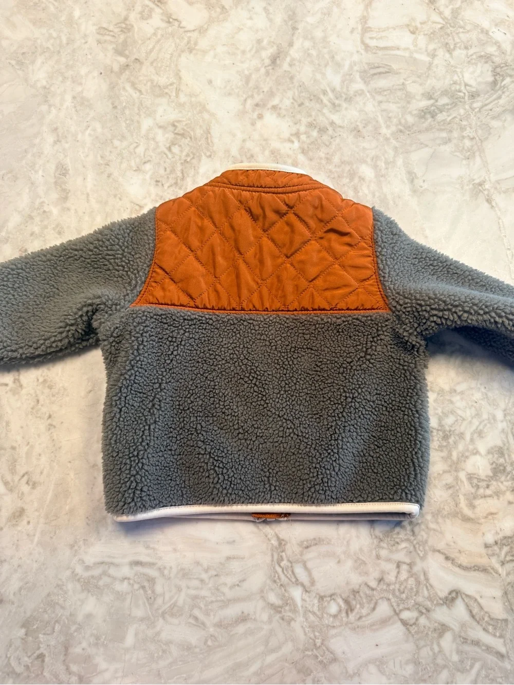 OLD NAVY | Unisex Cozy Sherpa Hybrid Zip Jacket for Baby 6-12 M